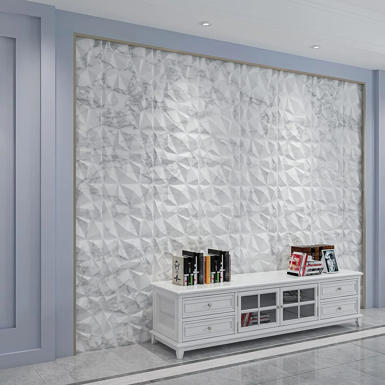 pvc 3d wall panel D094大理石纹 (3)