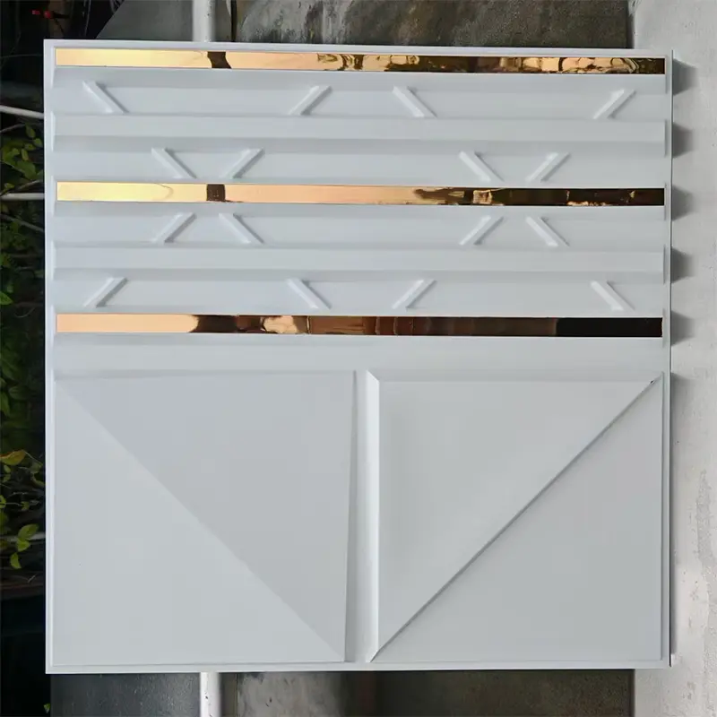 Zejing 3D Textures Exterior and Interior Cladding Decor Pvc 3d Wall Panel Waterproof and Fireproof High Quality for Home Hotel Wall Easy Installation D190白色镜面1.jpg
