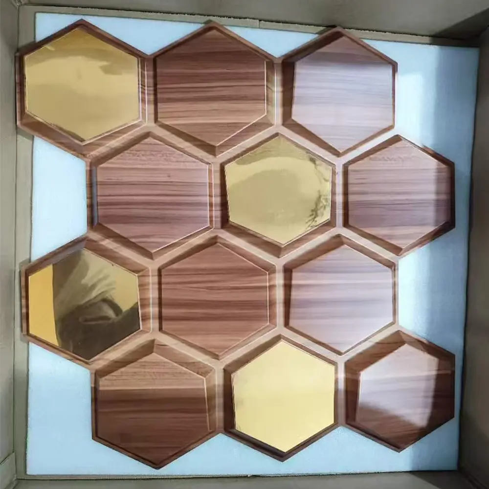 50*50 cm Size Waterproof 3d Pvc Wall Panels with Mirror Acrylic Wholesale TD038黑木纹镜面色上.jpg
