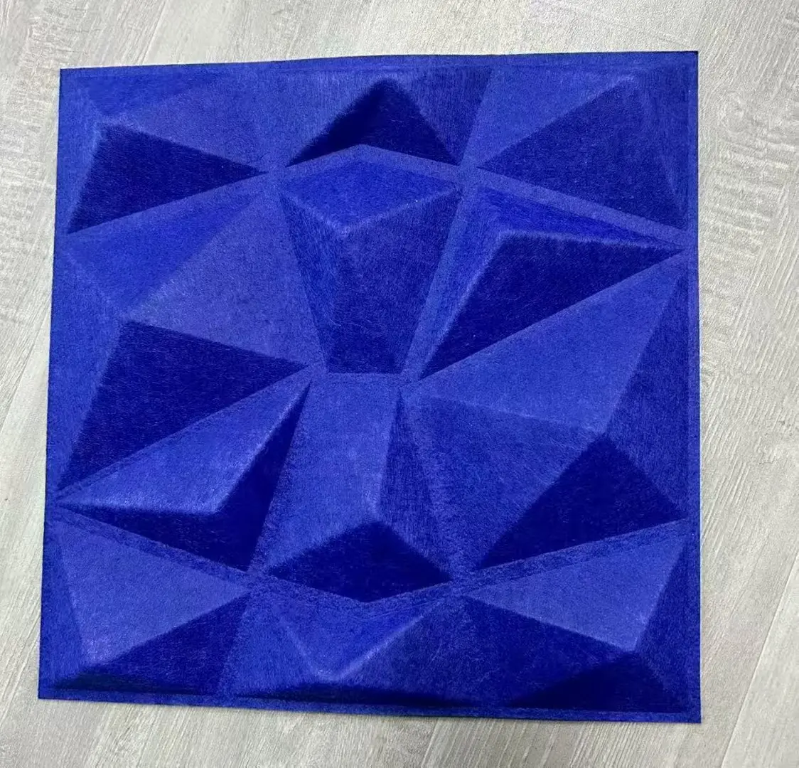 Eco-friendly30*30/50*50 cm Pet Polyester Fiber Acoustic Panel Modern 3D Design for Hotel Concert Hall Hall Sound Absorption D094吸音棉7.jpg