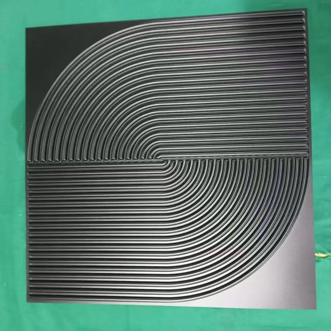 Zejing 50*50 cm Size Gold PVC 3D Wall Panels Modern Design for Indoor and Outdoor for Home Gym or Warehouse Customizable Multiple Sizes D186黑色.jpg