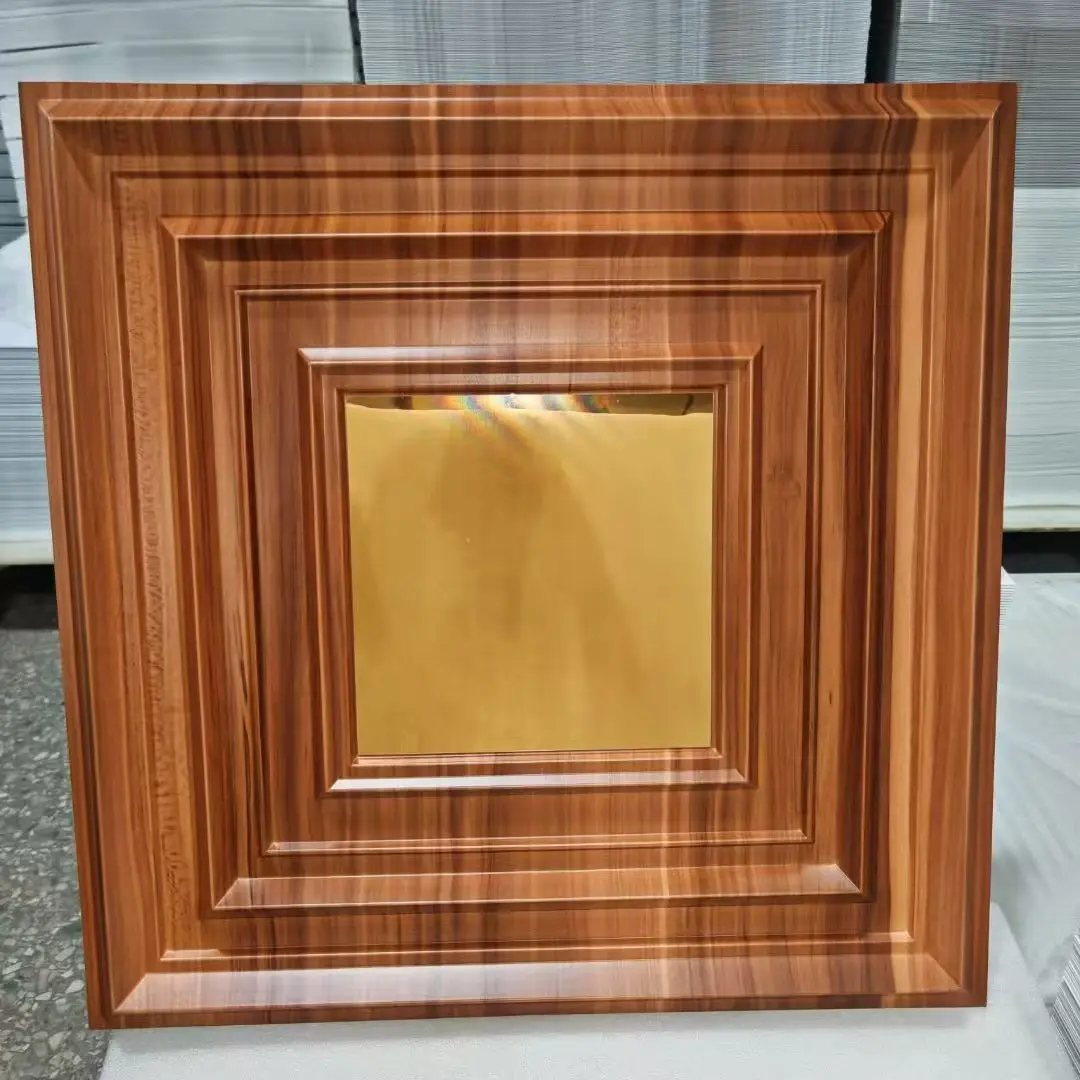 New Crafts Coated Mirrored Gold PVC 3d Wall Panel Waterproof Wood grain Office Walls Ceiling Decoration for Hotel 3D Model Projects D145木纹镜面金.jpg