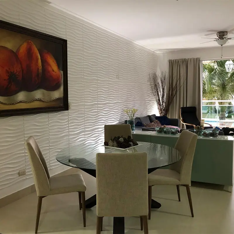 Elegant Wave Design 3D PVC PVC Wall Panels House Decoration1.jpg