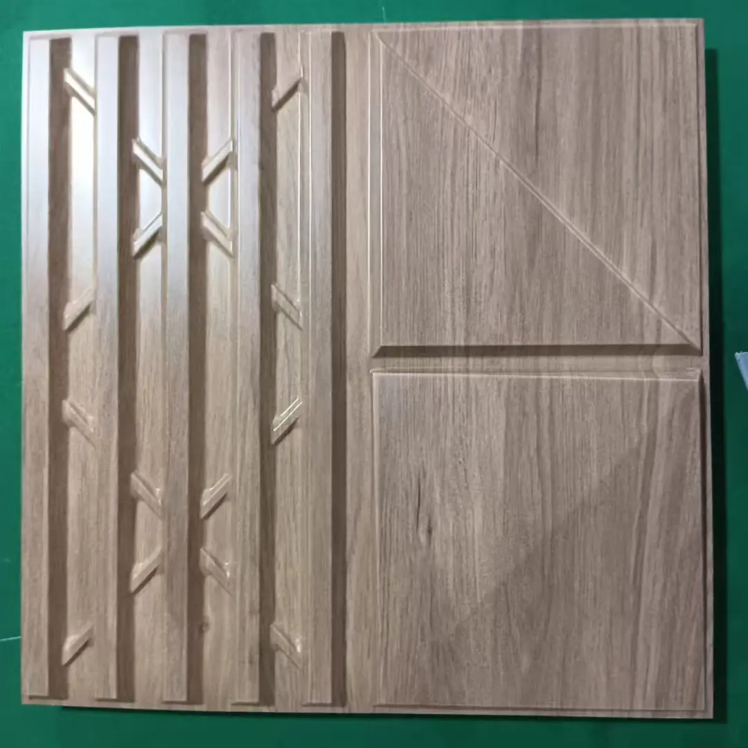 Zejing 3D Textures Exterior and Interior Cladding Decor Pvc 3d Wall Panel Waterproof and Fireproof High Quality for Home Hotel Wall Easy Installation D190木纹.jpg