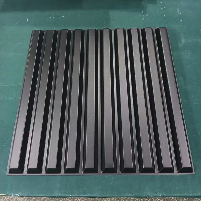 D167-Black 3d wall panel (1)