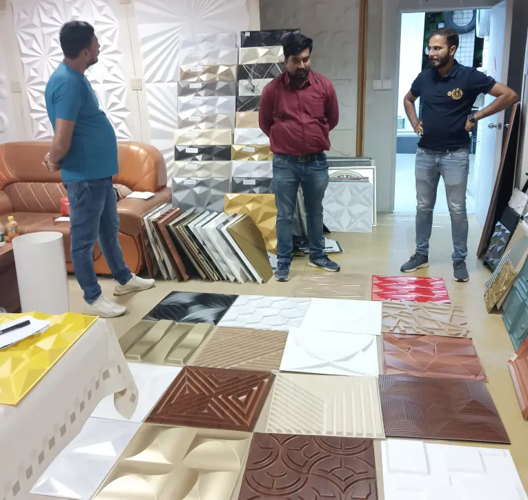 Fruitful Partnership with Indian Client on PVC 3D Wall Panels