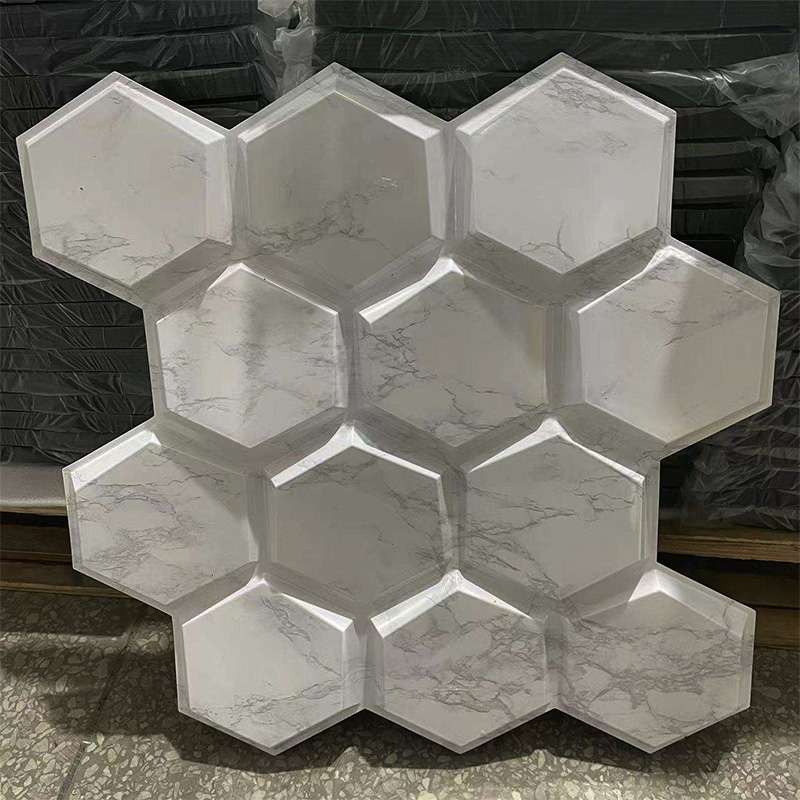 TD038-Marble -pvc 3d wall panels