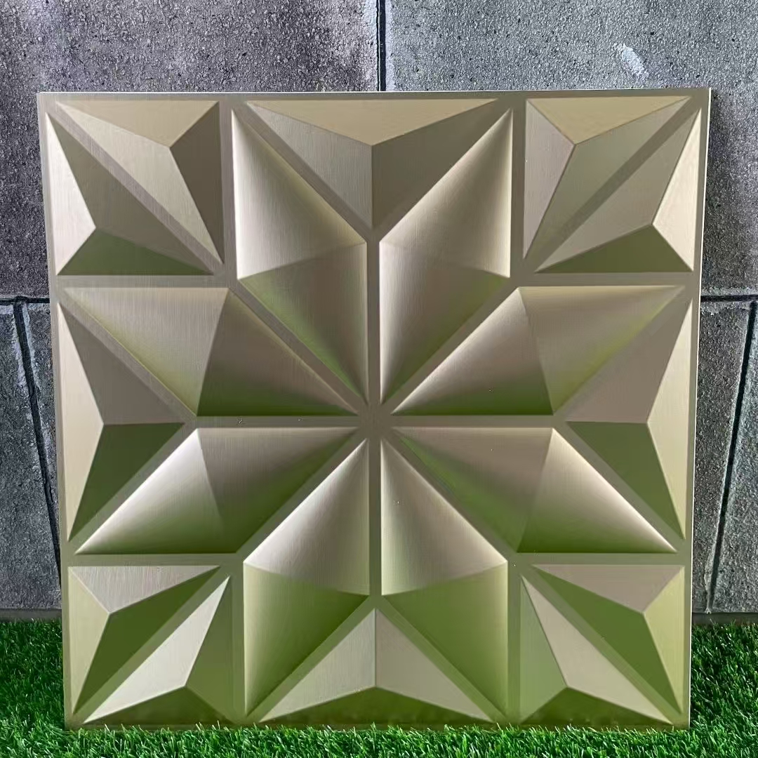 Zejing Gold 3D Waterproof Pvc Cladding Wall Panels Wall Decor Panels 50 cm 1mm Thickness Building Materials for House Construction D192香槟金.jpg