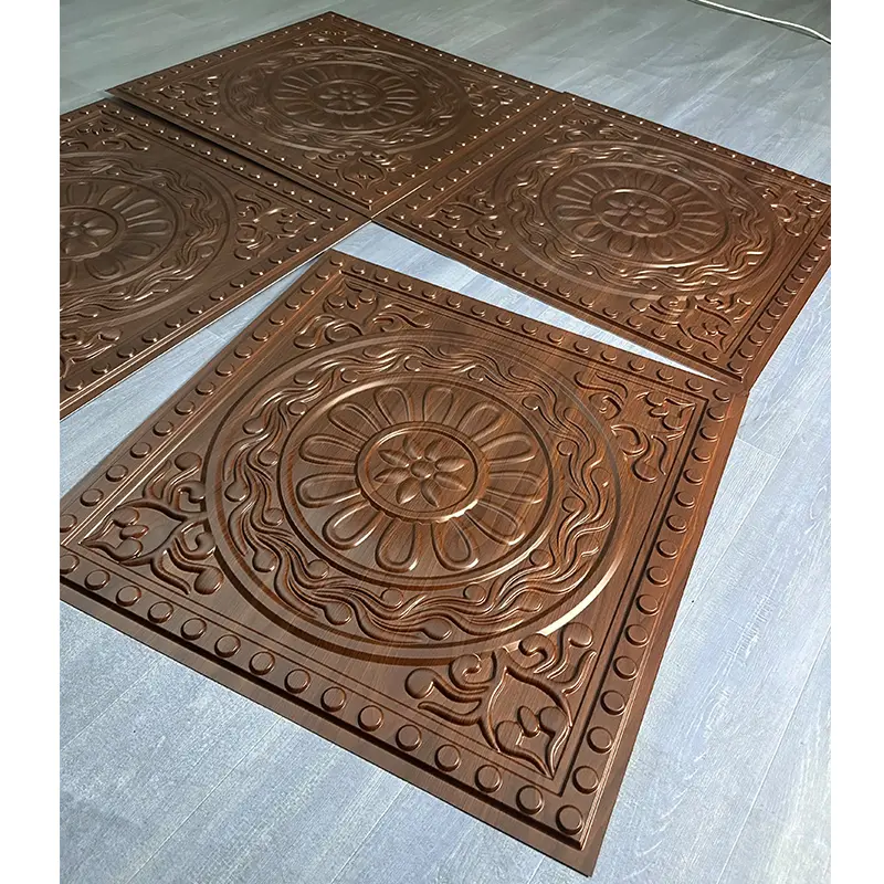 Champagne Gold Color Decor Waterproof 3D Price Pvc Ceiling Panel Wall Best Cheap New Interior D230黑木纹色5.jpg