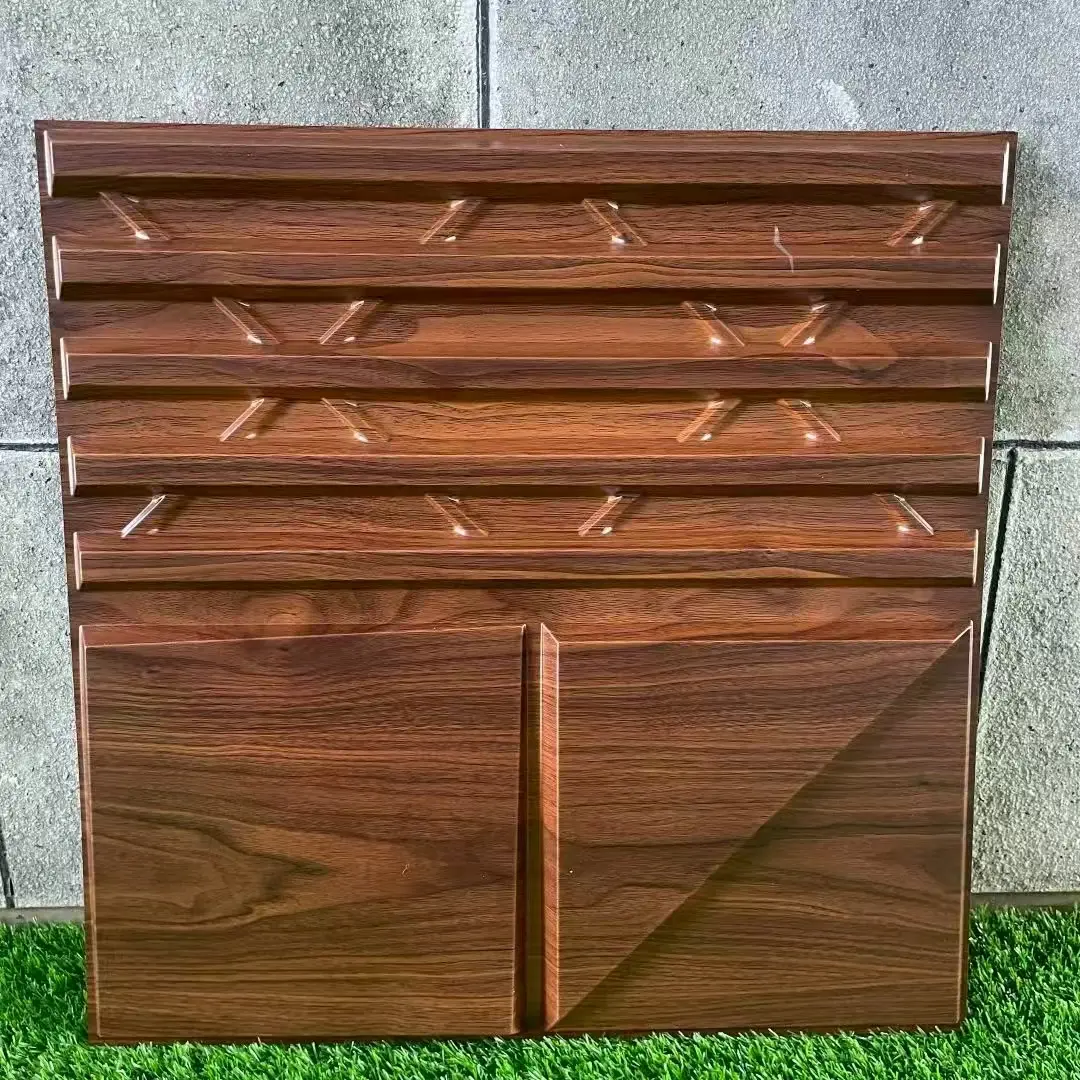 Zejing 3D Textures Exterior and Interior Cladding Decor Pvc 3d Wall Panel Waterproof and Fireproof High Quality for Home Hotel Wall Easy Installation D190黑木纹1.jpg