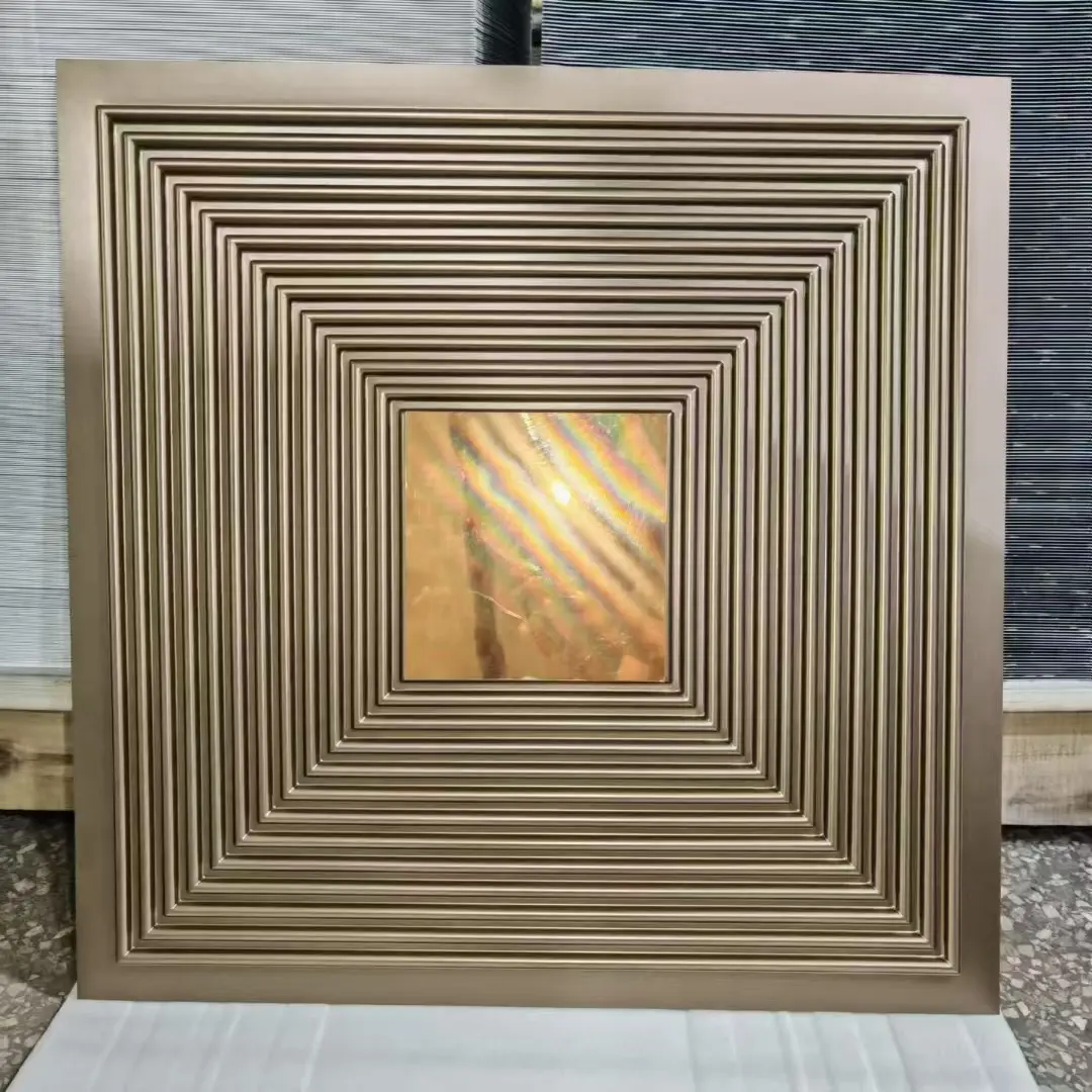 Zejing Gold 3D Waterproof Pvc Cladding Wall Panels Wall Decor Panels 50 cm 1mm Thickness Building Materials for House Construction D182香槟金镜面金.jpg