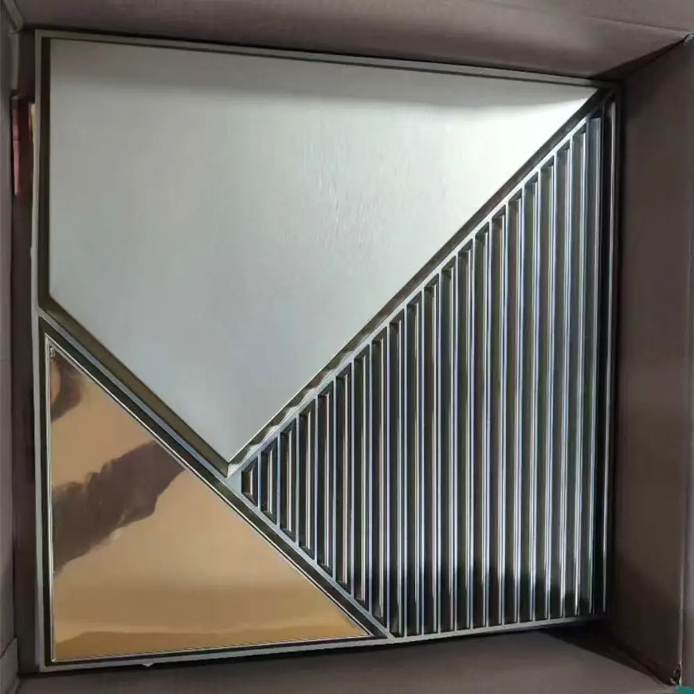 50*50 cm Size Waterproof 3d Pvc Wall Panels with Mirror Acrylic Wholesale D178拉丝银色镜面.jpg