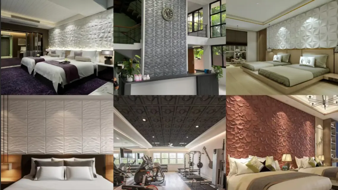 pvc 3d wall panel